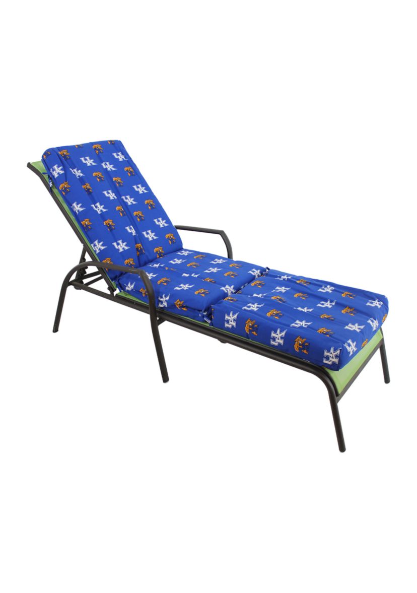 NCAA Kentucky Wildcats 3 Piece Chaise Lounge Cushion