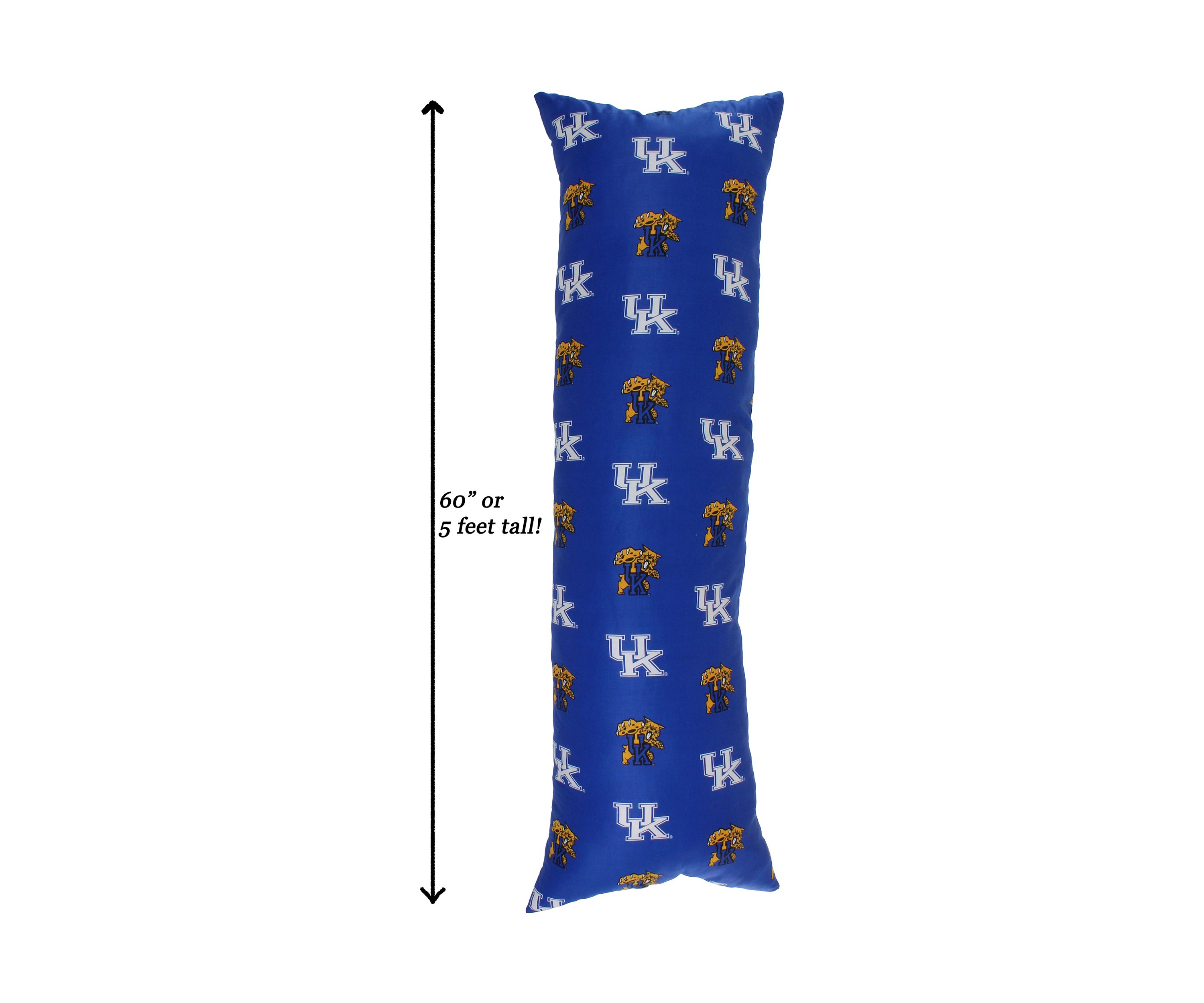 NCAA Kentucky Wildcats Printed Body Pillow