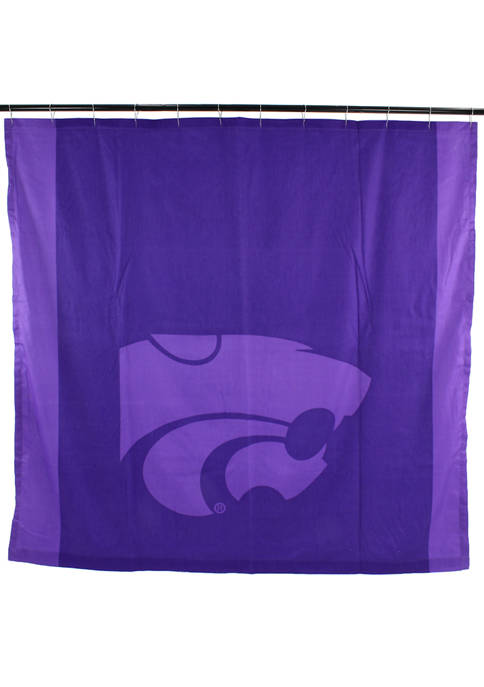 NCAA Kansas State Wildcats Big Logo Shower Curtain