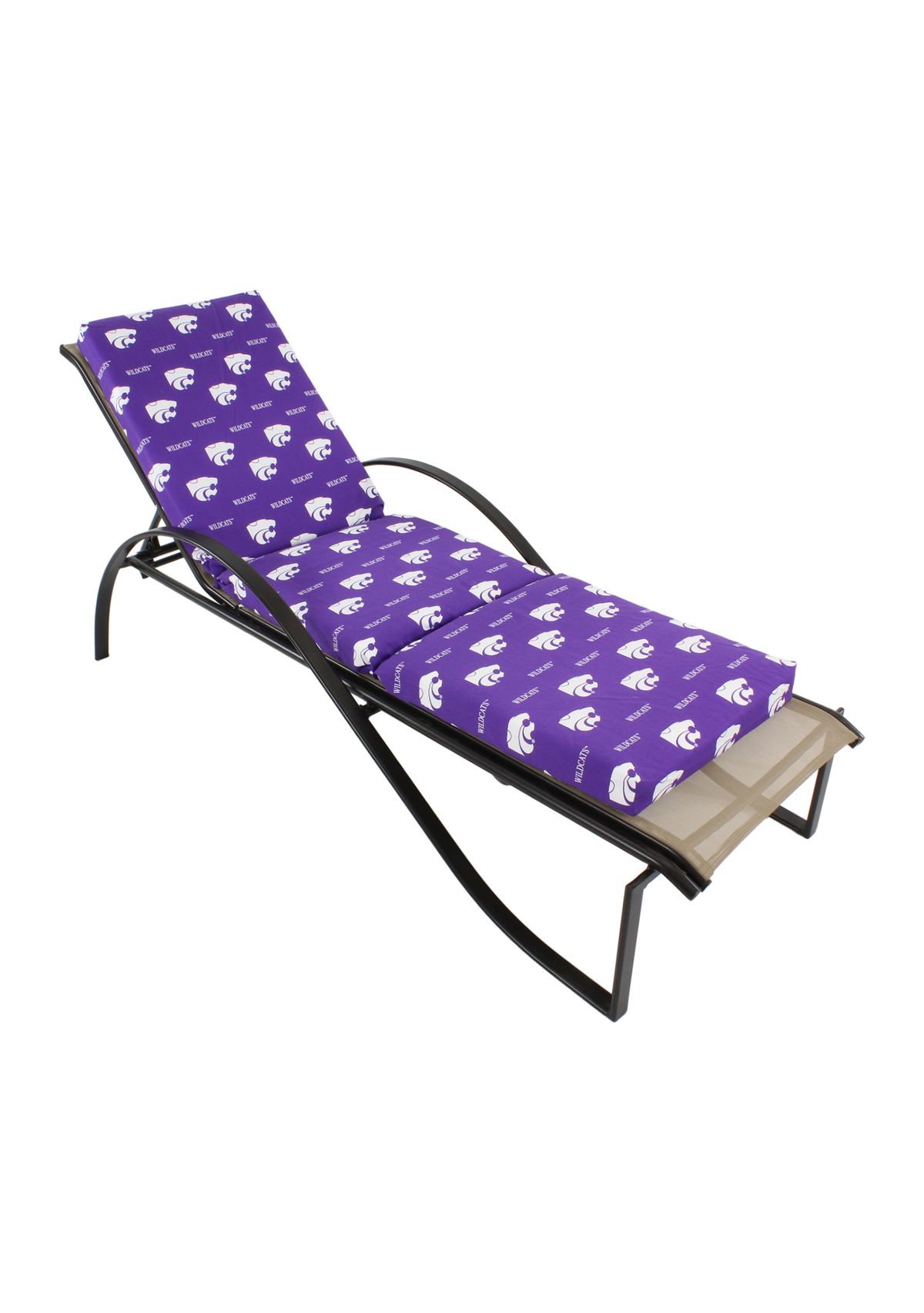 NCAA Kansas State Wildcats 3 Piece Chaise Lounge Cushion