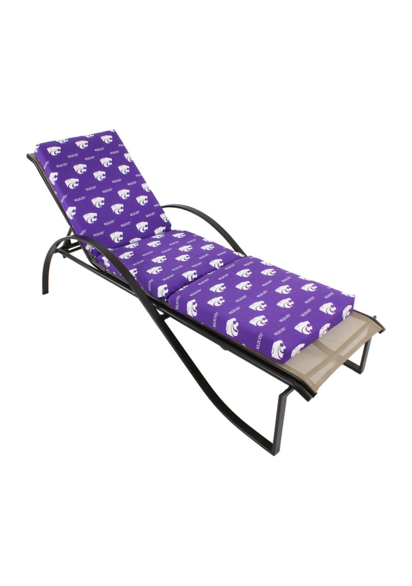 NCAA Kansas State Wildcats 3 Piece Chaise Lounge Cushion