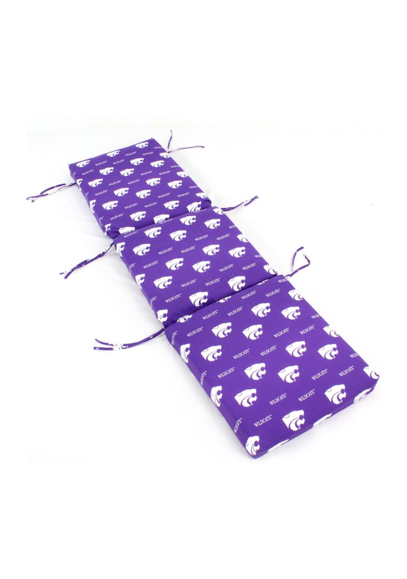 NCAA Kansas State Wildcats 3 Piece Chaise Lounge Cushion