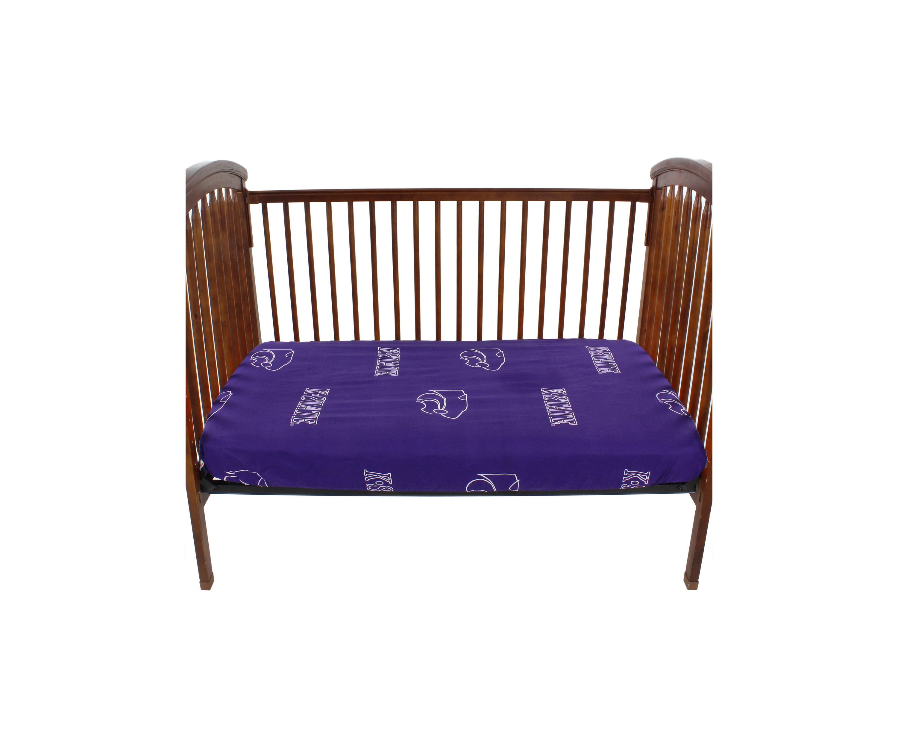 NCAA Kansas State Wildcats Baby Crib Fitted Sheet