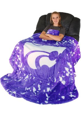 NCAA Kansas State Wildcats Huge Raschel Throw Blanket