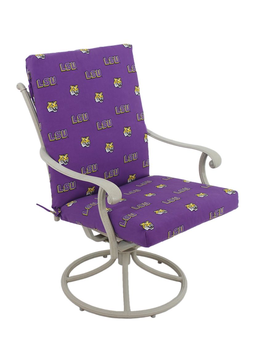NCAA LSU Tigers 2 Piece Chair Cushion
