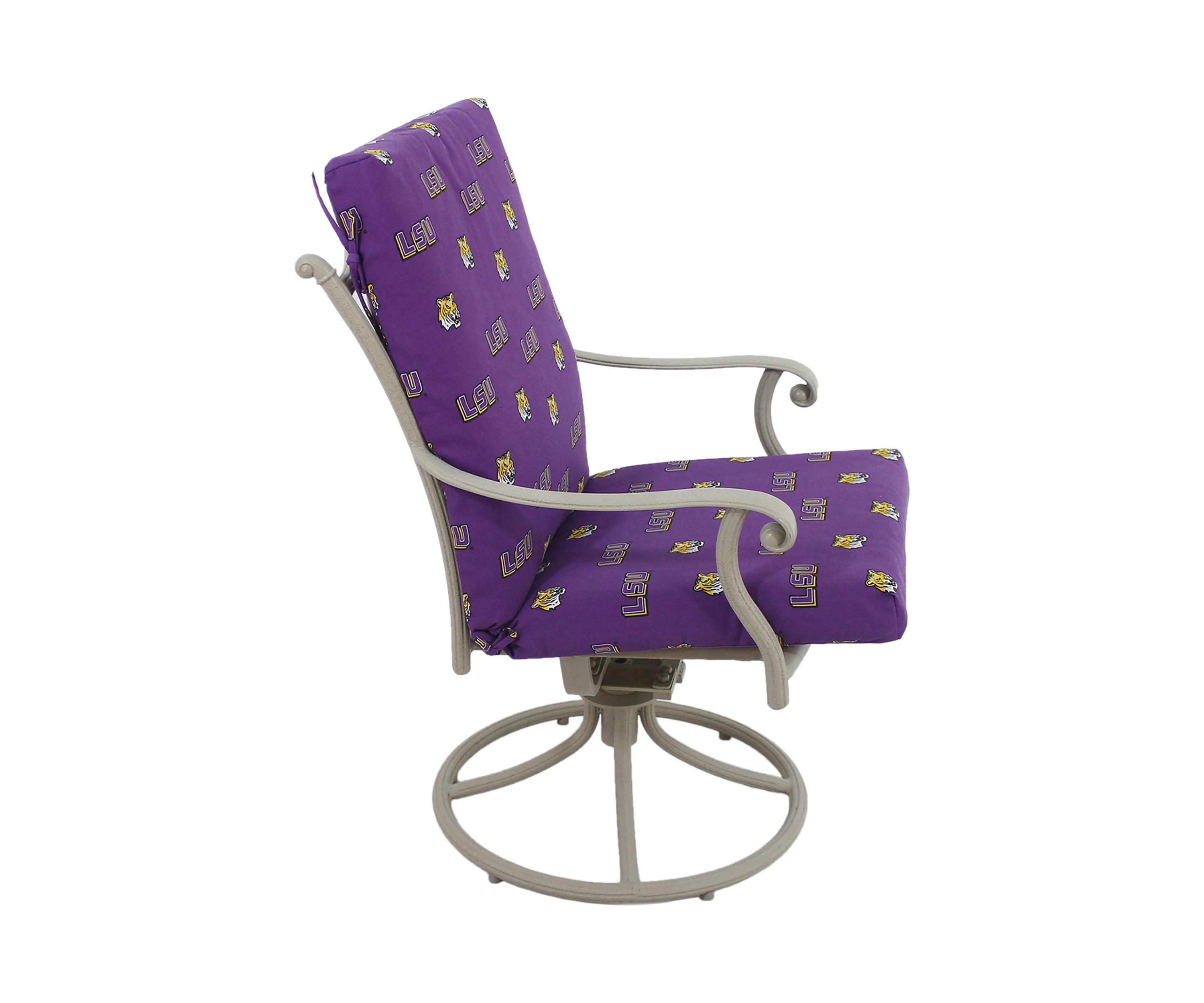 NCAA LSU Tigers 2 Piece Chair Cushion