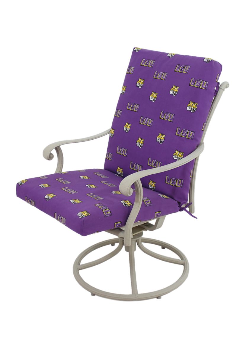 NCAA LSU Tigers 2 Piece Chair Cushion