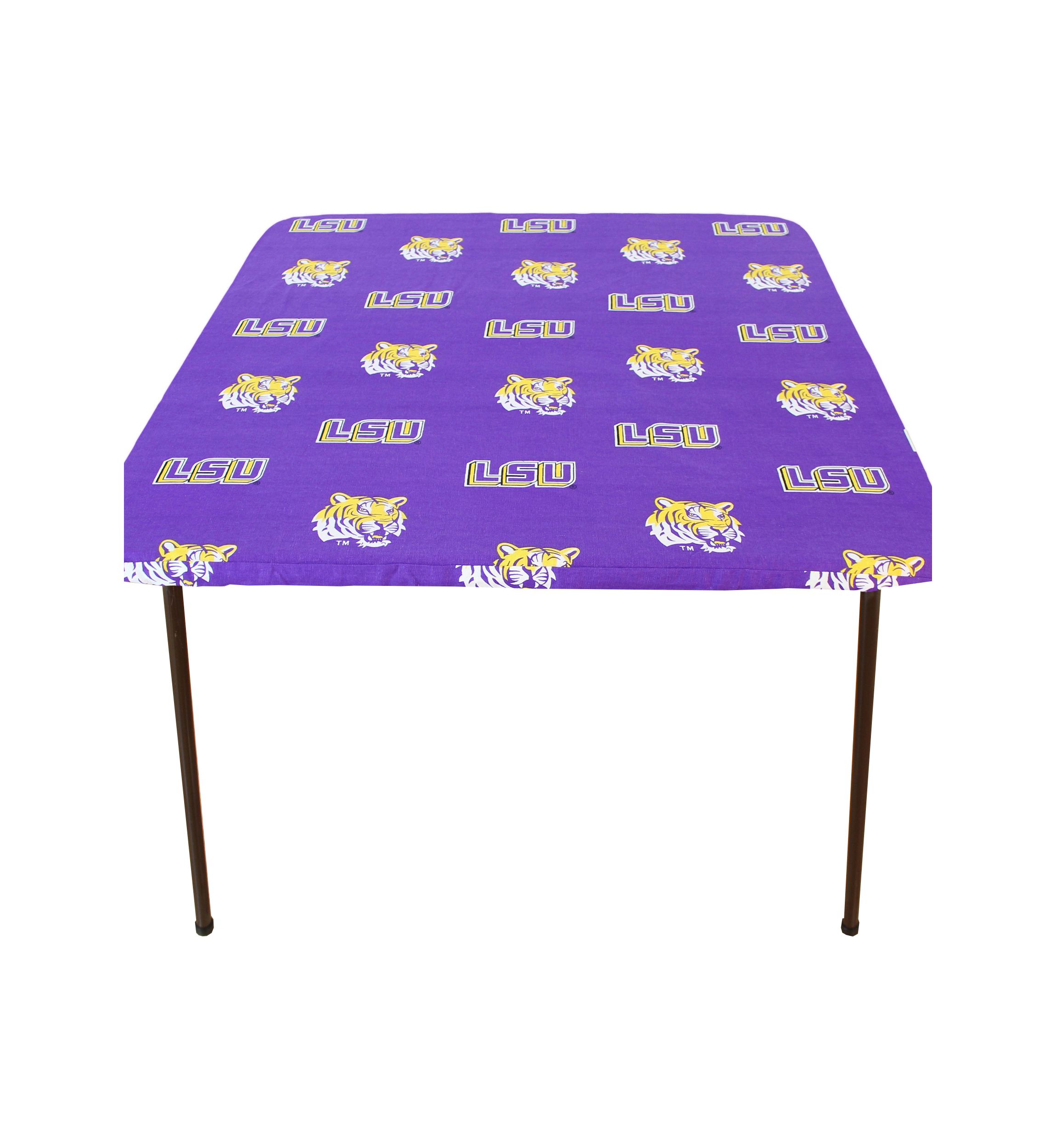 NCAA LSU Tigers Tailgate Fitted Tablecloth