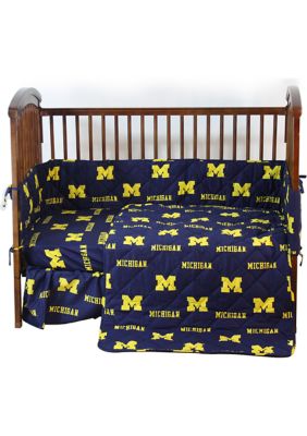 NCAA Michigan Wolverines 5 Piece Baby Crib Set