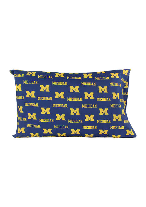 College Covers NCAA Michigan Wolverines King Pillowcase