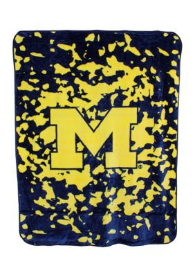 College Covers Ncaa Michigan Wolverines Huge Raschel Throw Blanket