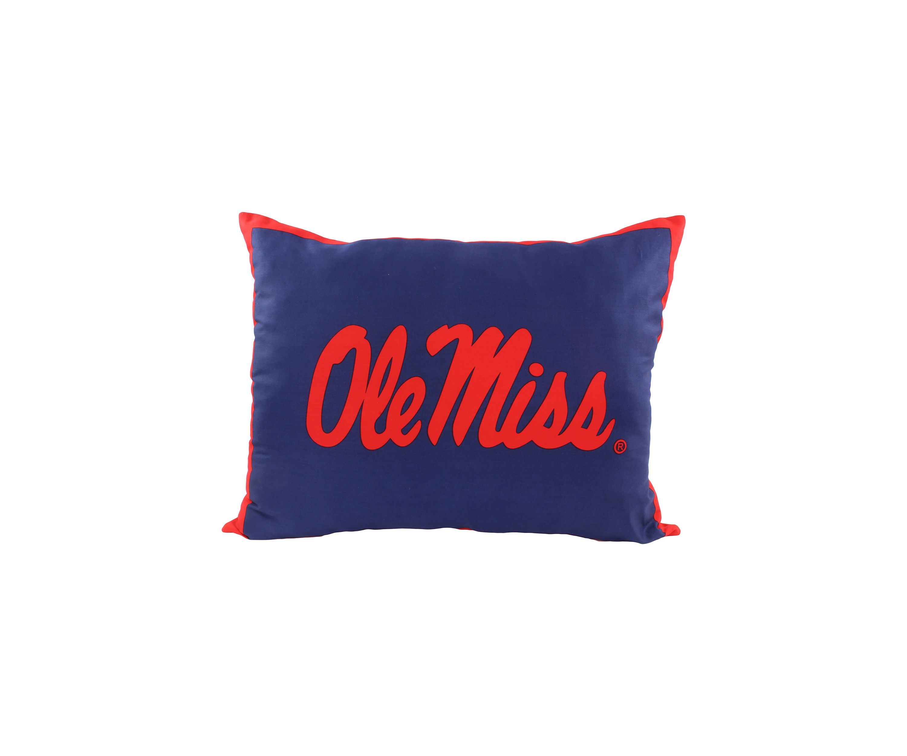 NCAA Ole Miss Rebels Fully Stuffed Big Logo Pillow