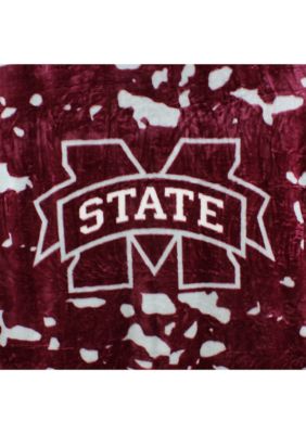 NCAA Mississippi State Bulldogs Huge Raschel Throw Blanket