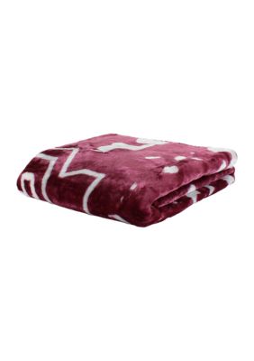 NCAA Mississippi State Bulldogs Huge Raschel Throw Blanket