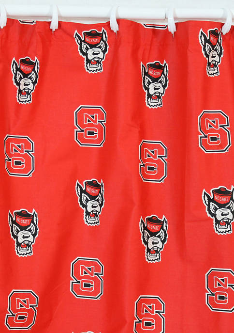 College Covers NCAA NC State Wolfpack Printed Shower