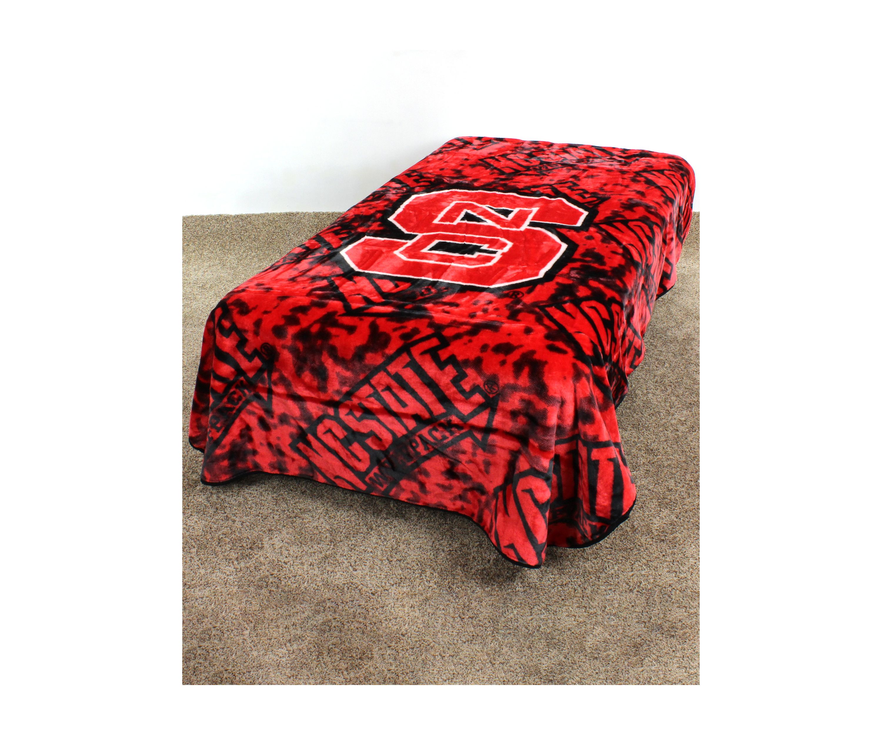 NCAA NC State Wolfpack Huge Raschel Throw Blanket