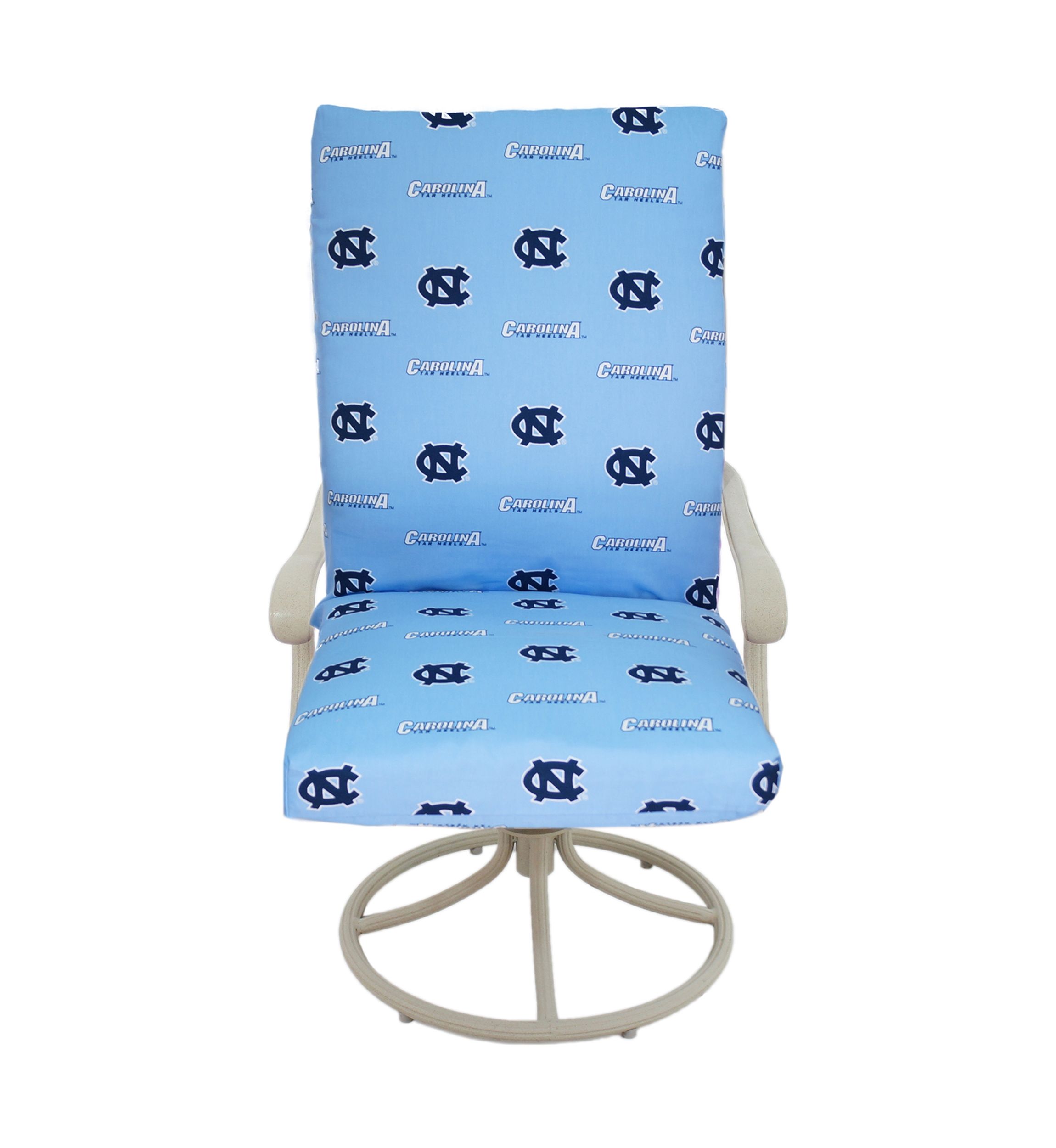 NCAA North Carolina Tar Heels 2 Piece Chair Cushion