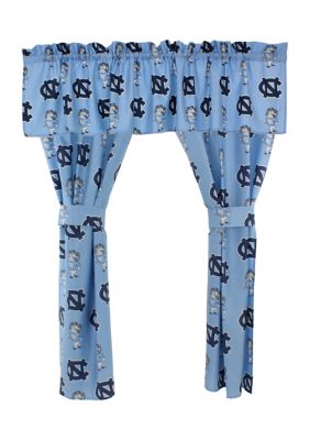 NCAA UNC Tar Heels Printed Curtain Valance