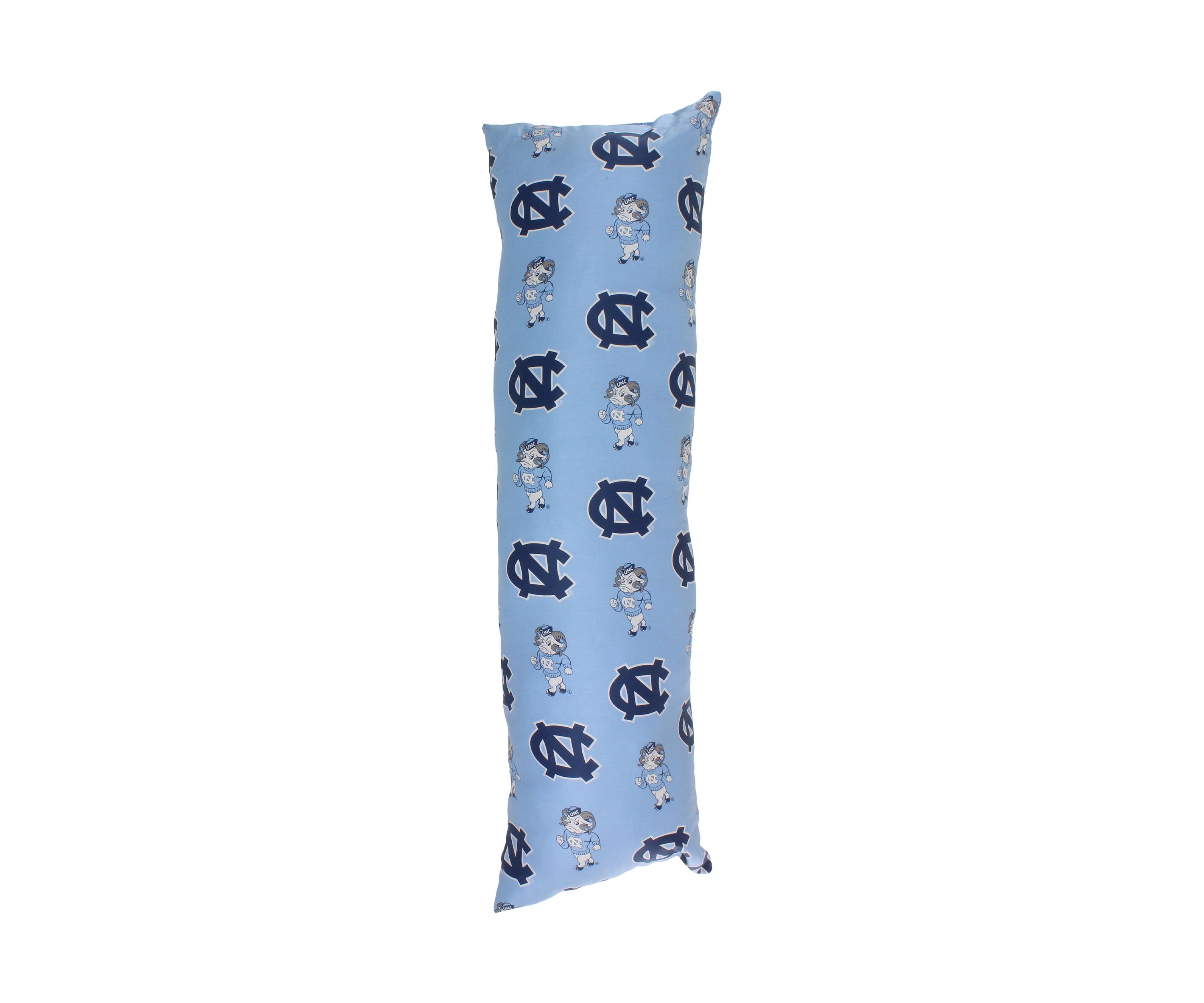 NCAA North Carolina Tar Heels Printed Body Pillow