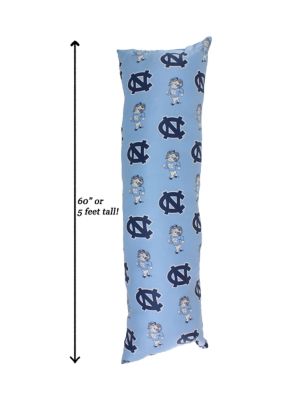 NCAA North Carolina Tar Heels Printed Body Pillow