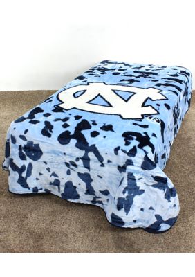 NCAA North Carolina Tar Heels Huge Raschel Throw Blanket