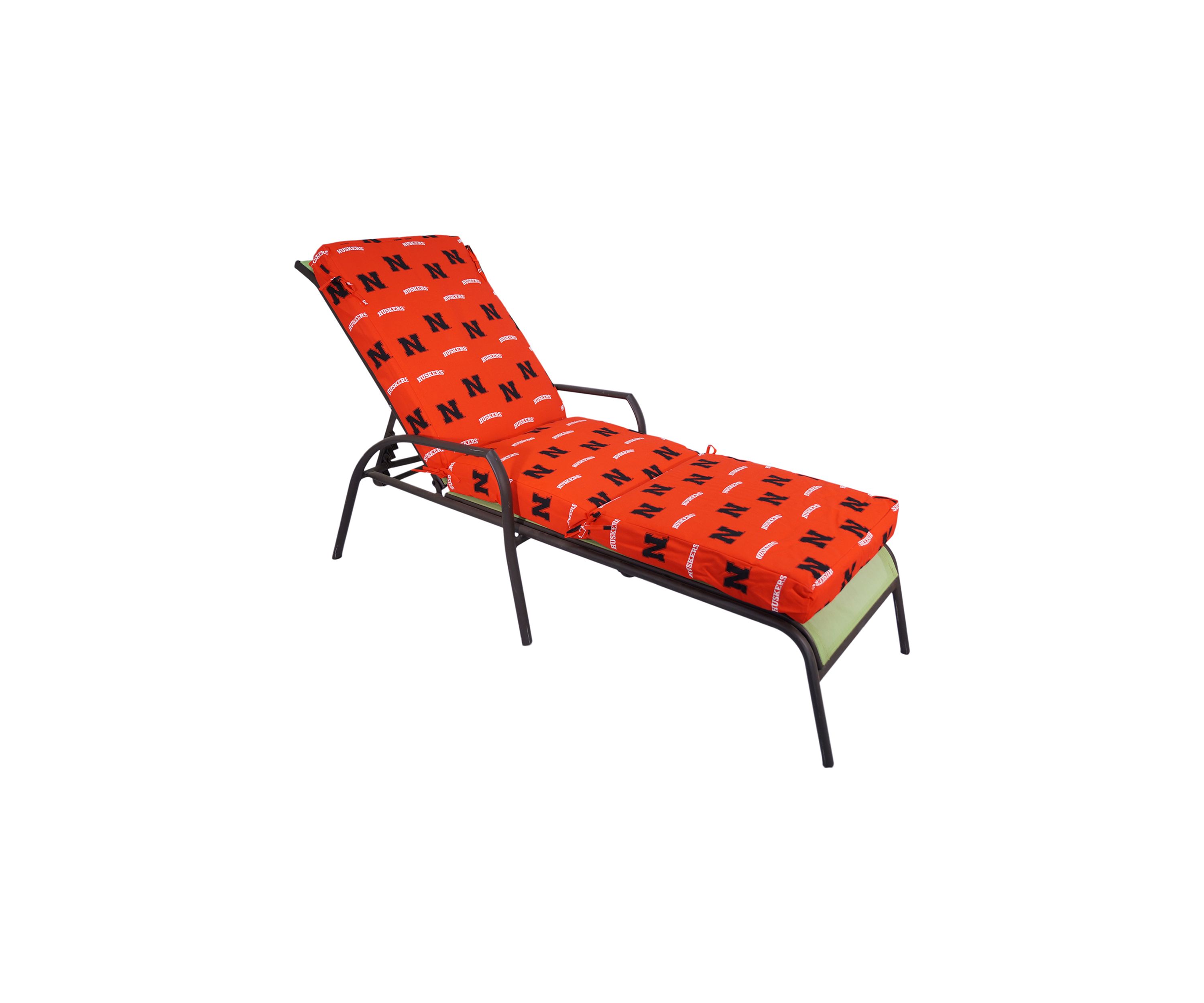 NCAA Nebraska Cornhuskers Chaise Lounge Cushion