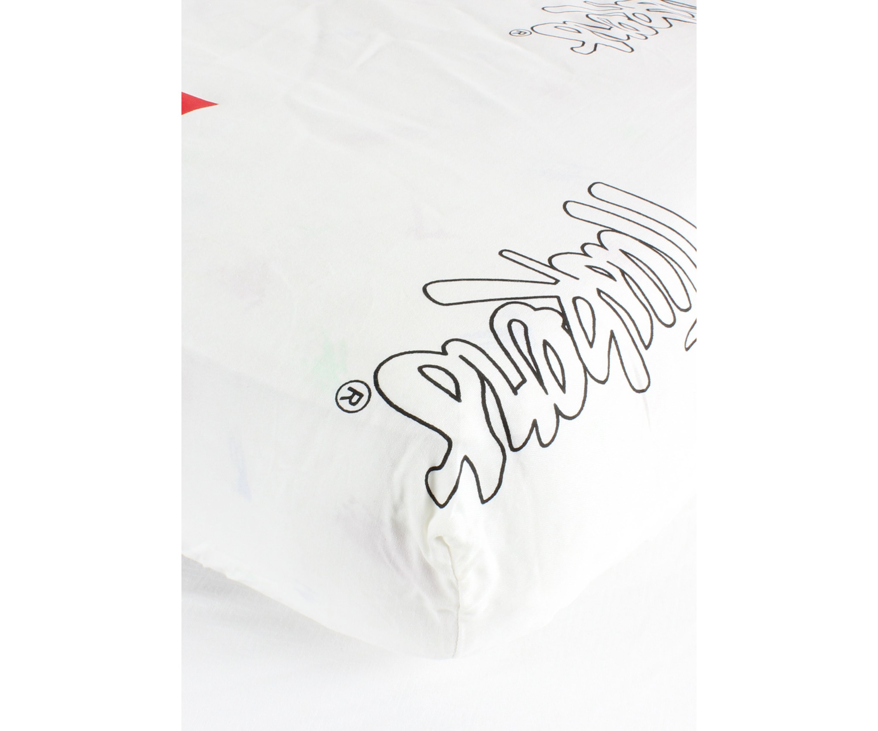 NCAA Nebraska Cornhuskers White Baby Crib Fitted Sheet 
