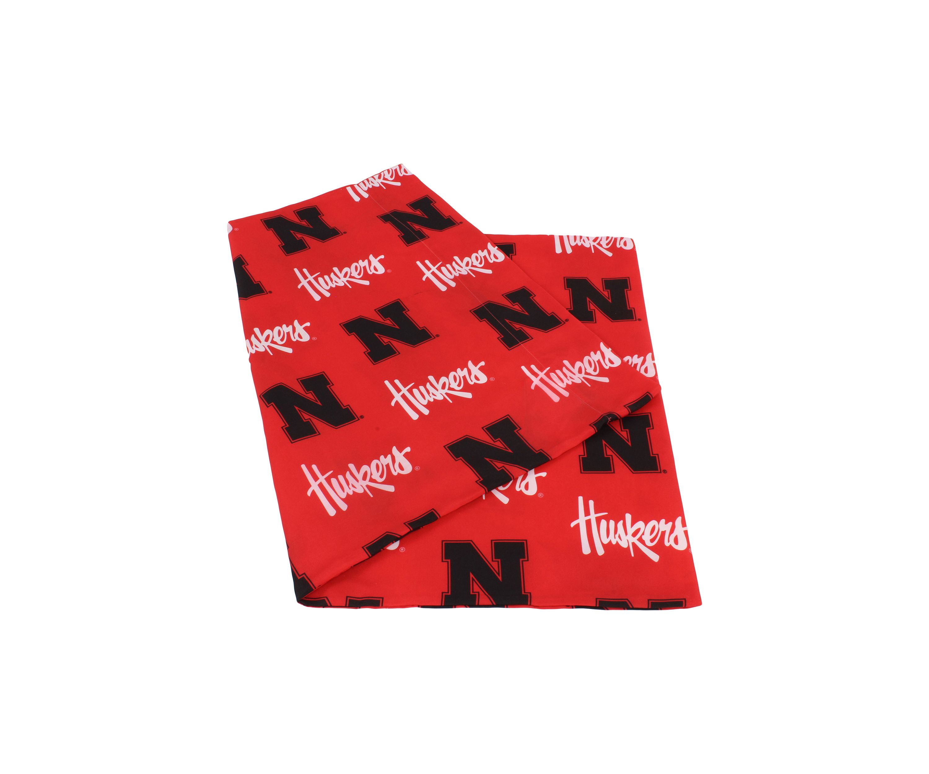 NCAA Nebraska Cornhuskers Standard Pillowcase