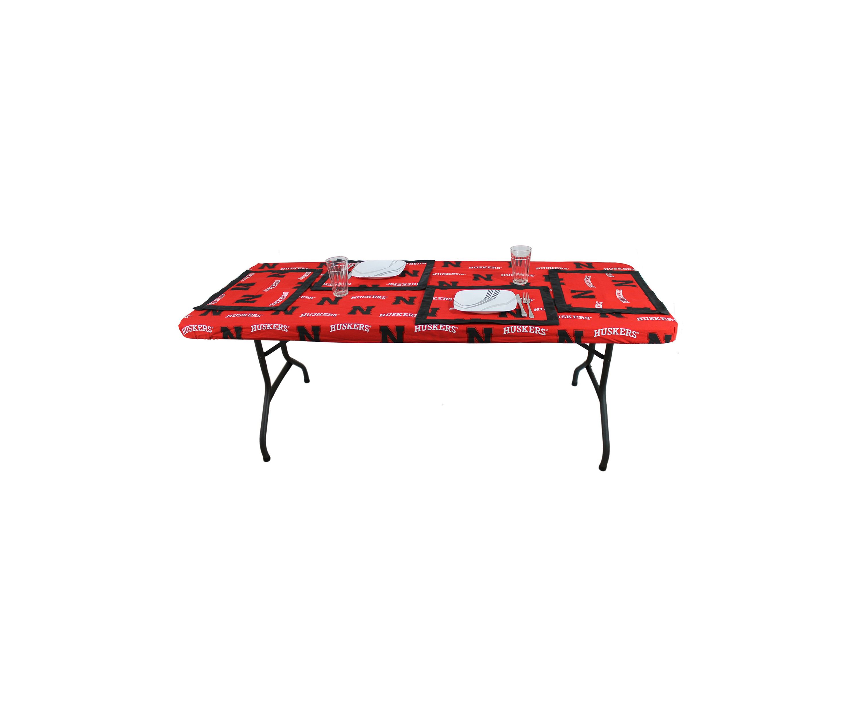 NCAA Nebraska Cornhuskers Set of 4 Placemats