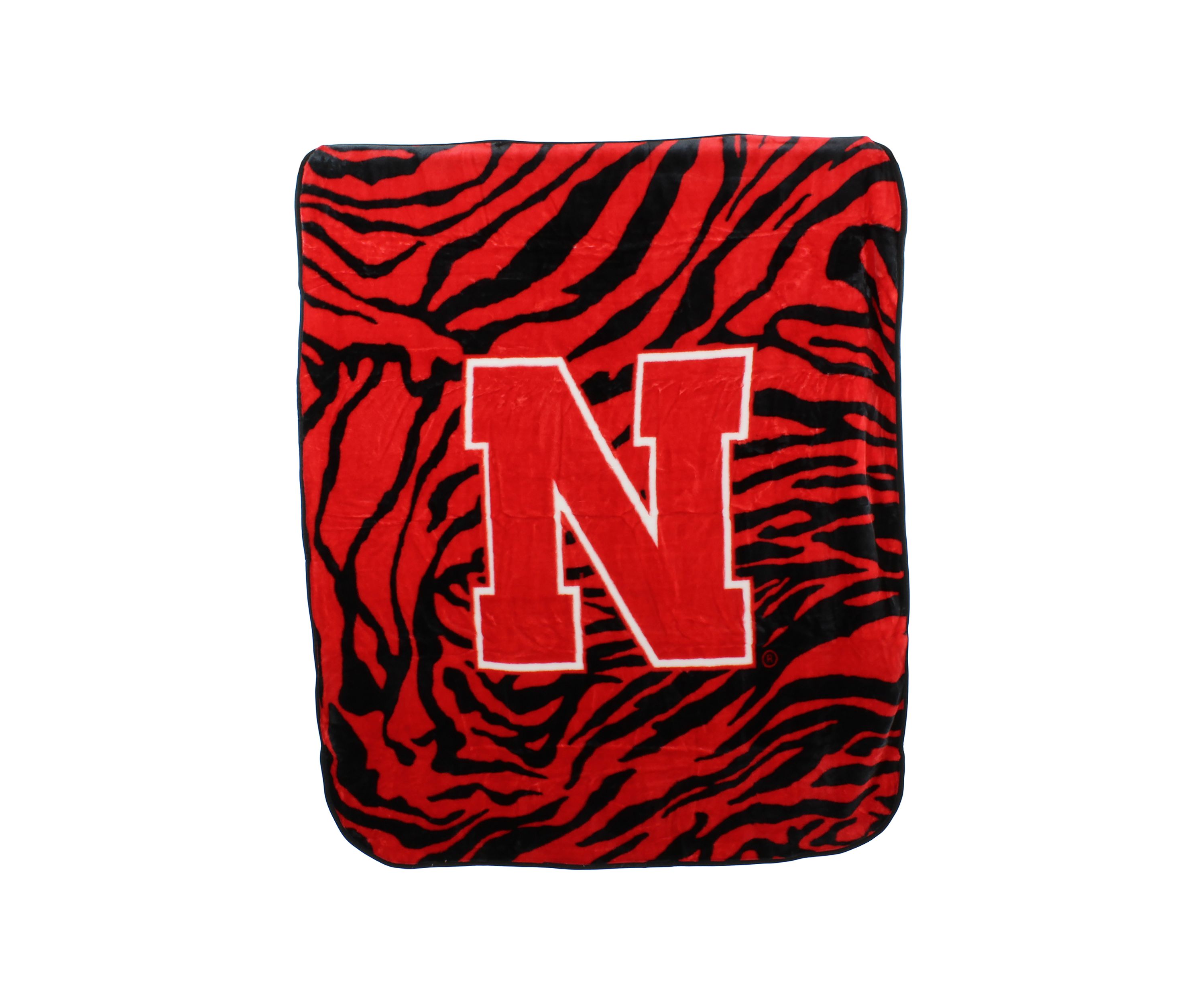 NCAA Nebraska Cornhuskers Soft Raschel Throw Blanket