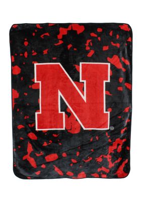 College Covers Ncaa Nebraska Cornhuskers Huge Raschel Throw Blanket