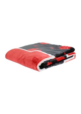 NCAA Nebraska Cornhuskers Huge Raschel Throw Blanket