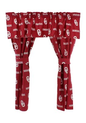 NCAA Oklahoma Sooners Printed Curtain Valance