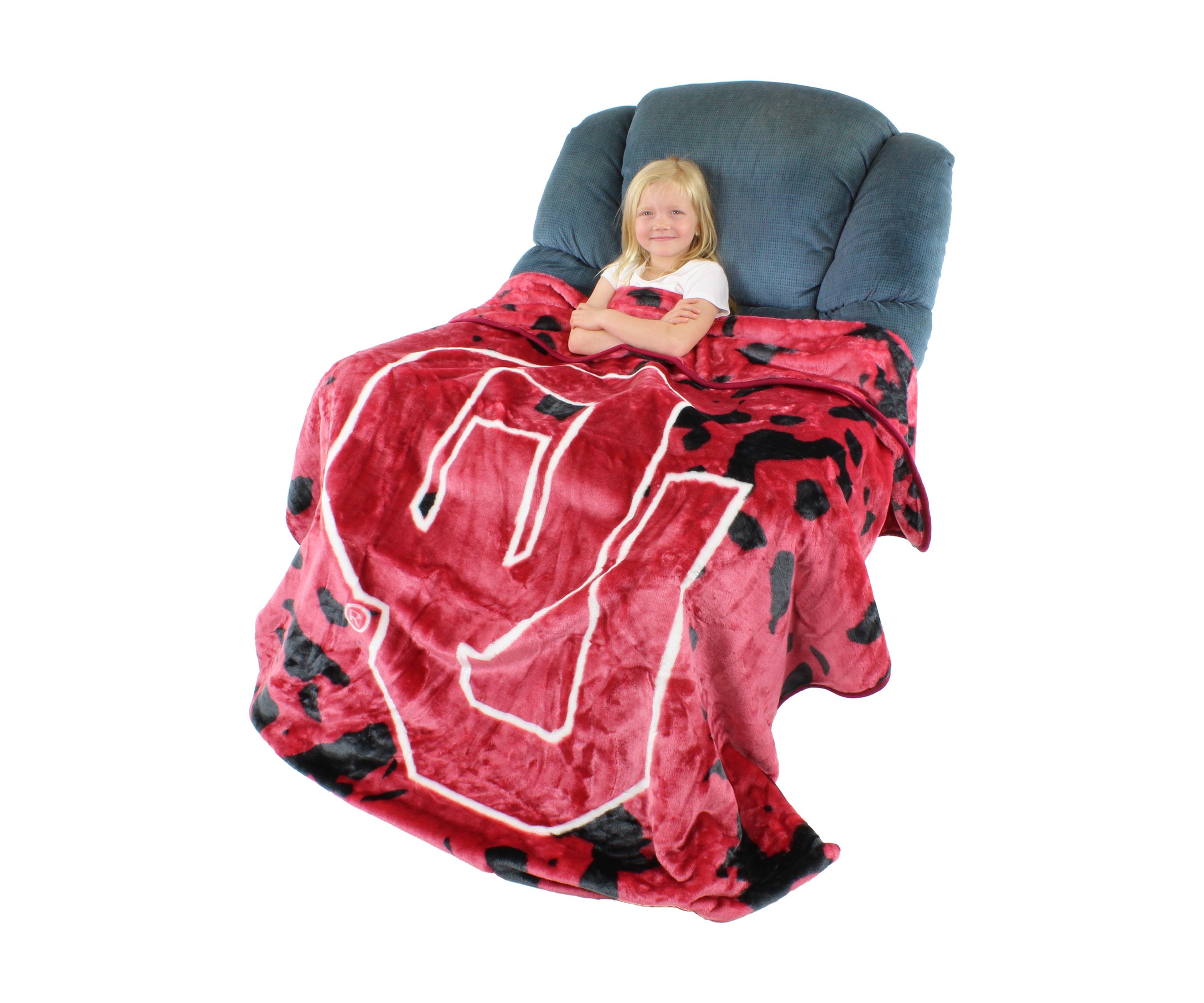 NCAA Oklahoma Sooners Huge Raschel Throw Blanket
