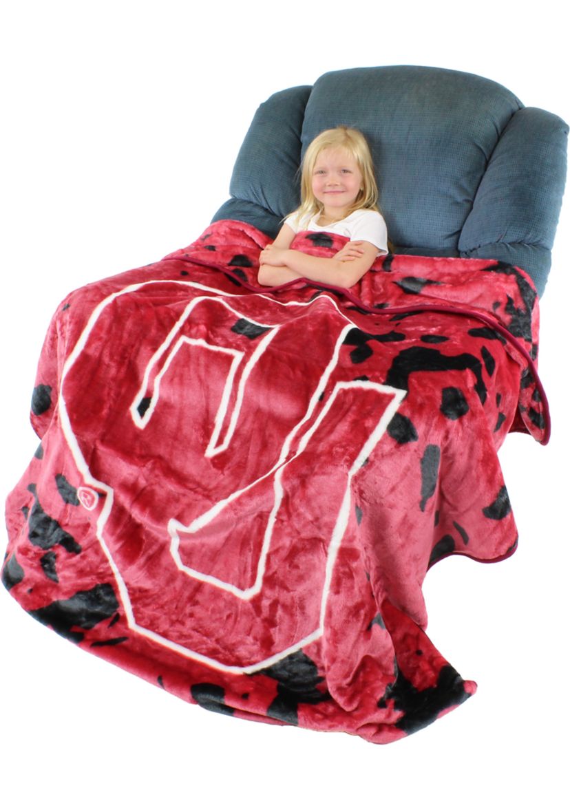 NCAA Oklahoma Sooners Huge Raschel Throw Blanket