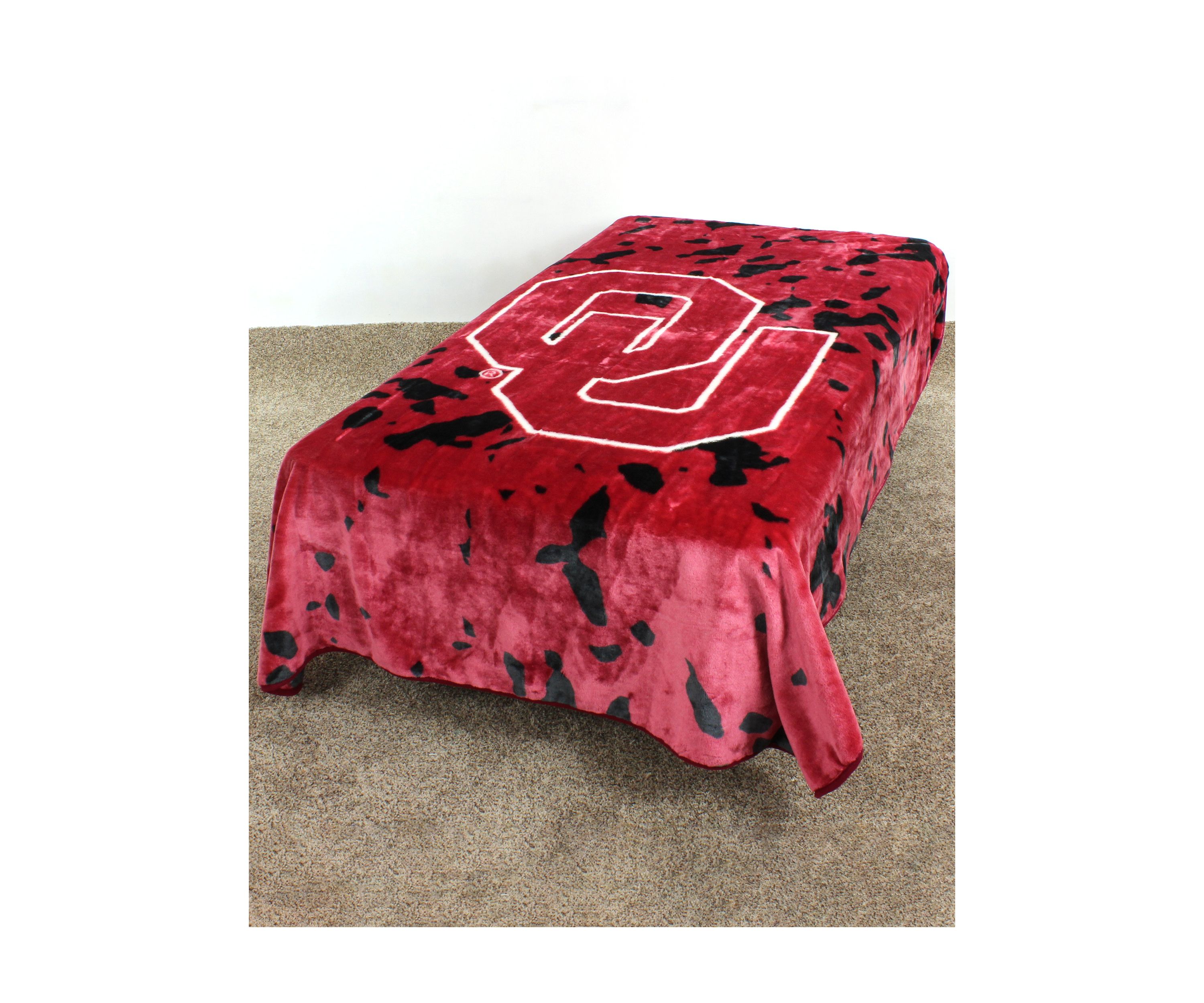 NCAA Oklahoma Sooners Huge Raschel Throw Blanket