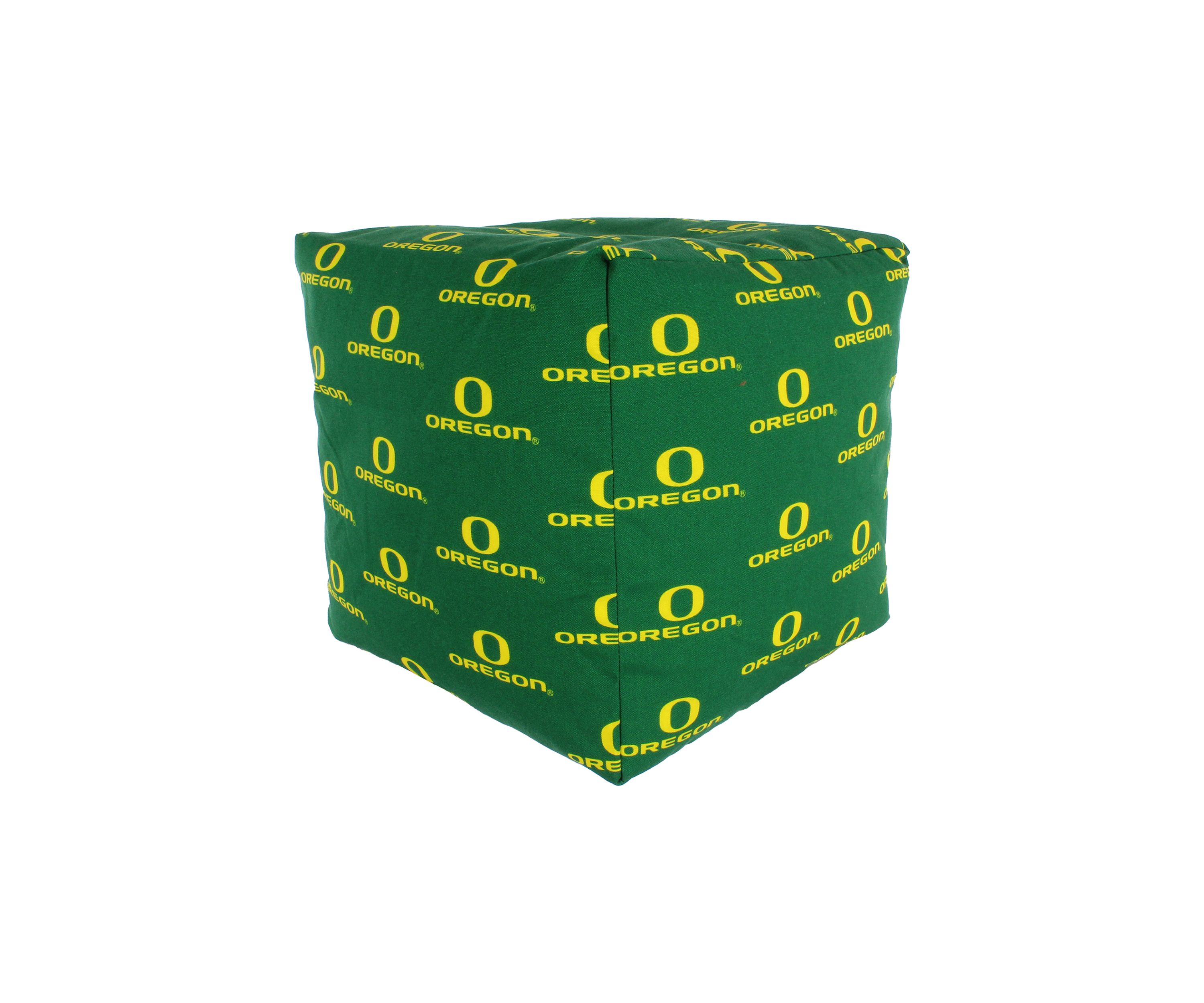 NCAA Oregon Ducks Cubed Bean Bag Pouf