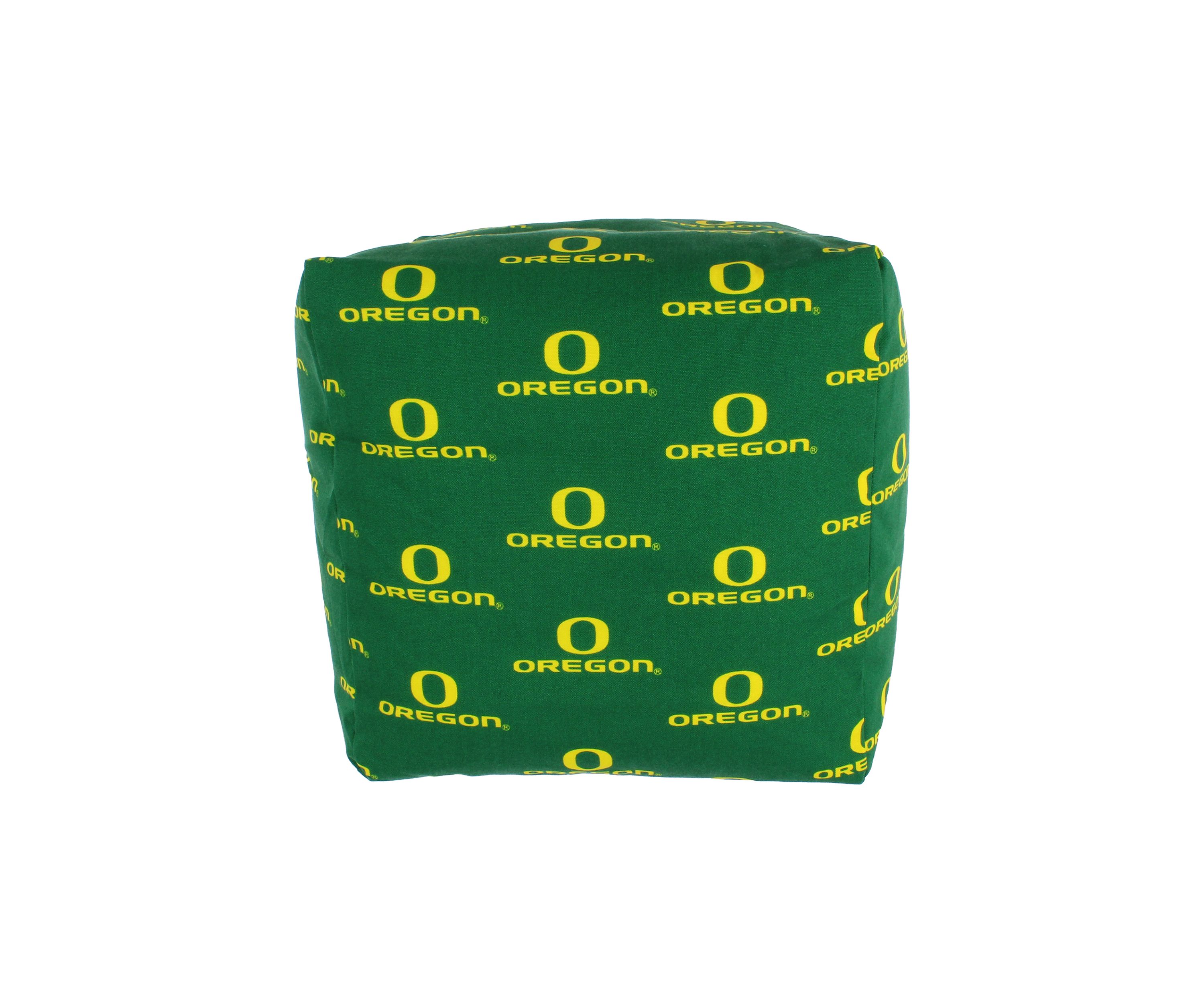 NCAA Oregon Ducks Cubed Bean Bag Pouf