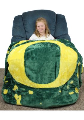 NCAA Oregon Ducks Huge Raschel Throw Blanket