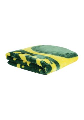 NCAA Oregon Ducks Huge Raschel Throw Blanket