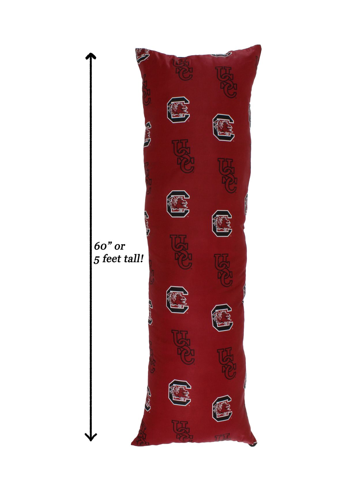 NCAA South Carolina Gamecocks Printed Body Pillow