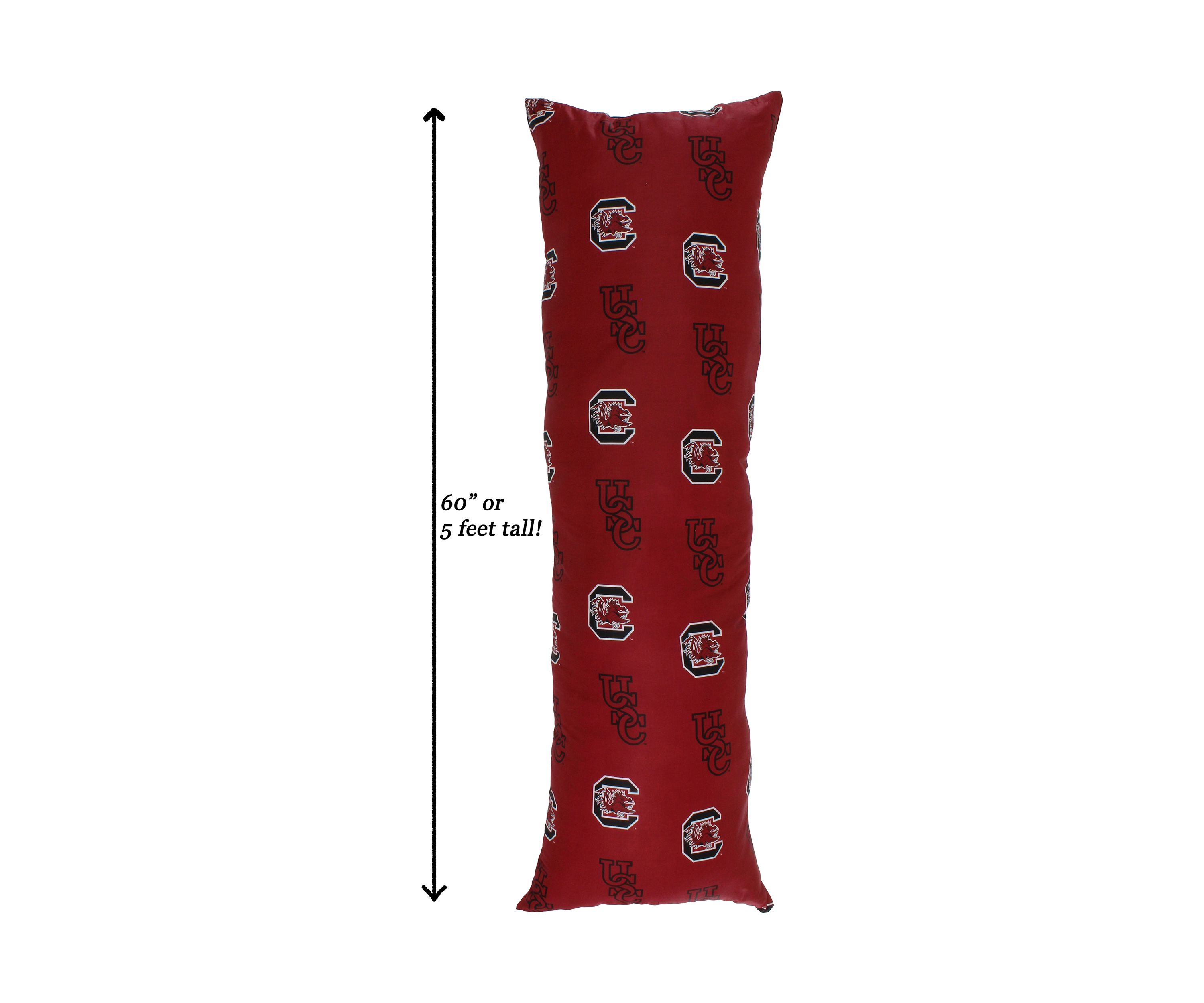NCAA South Carolina Gamecocks Printed Body Pillow