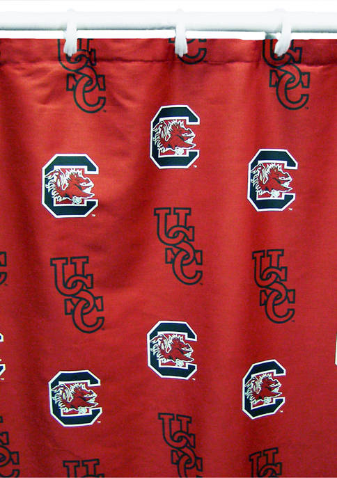 College Covers NCAA South Carolina Gamecocks Printed Shower