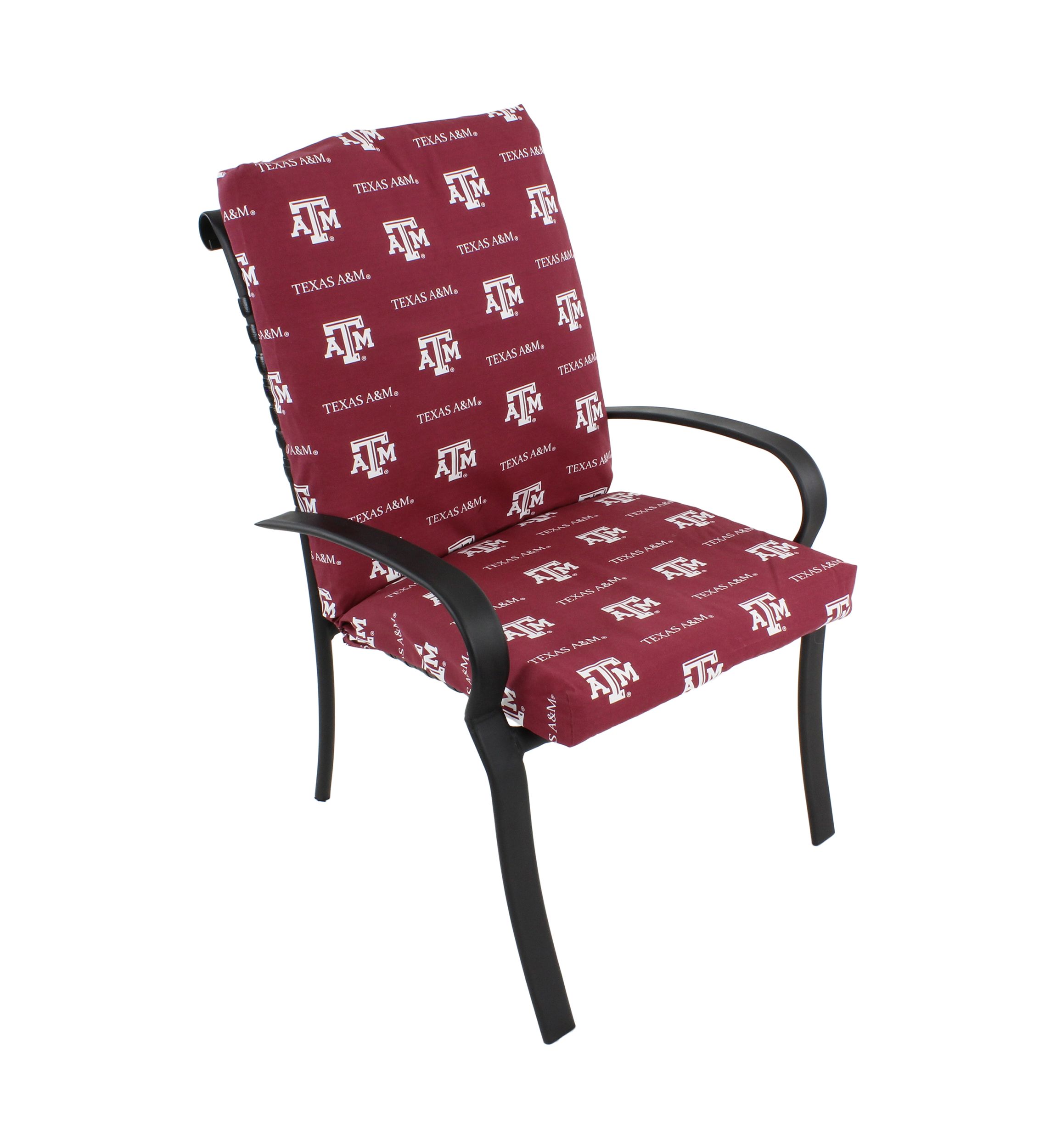 NCAA Texas A&M Aggies 2 Piece Chair Cushion