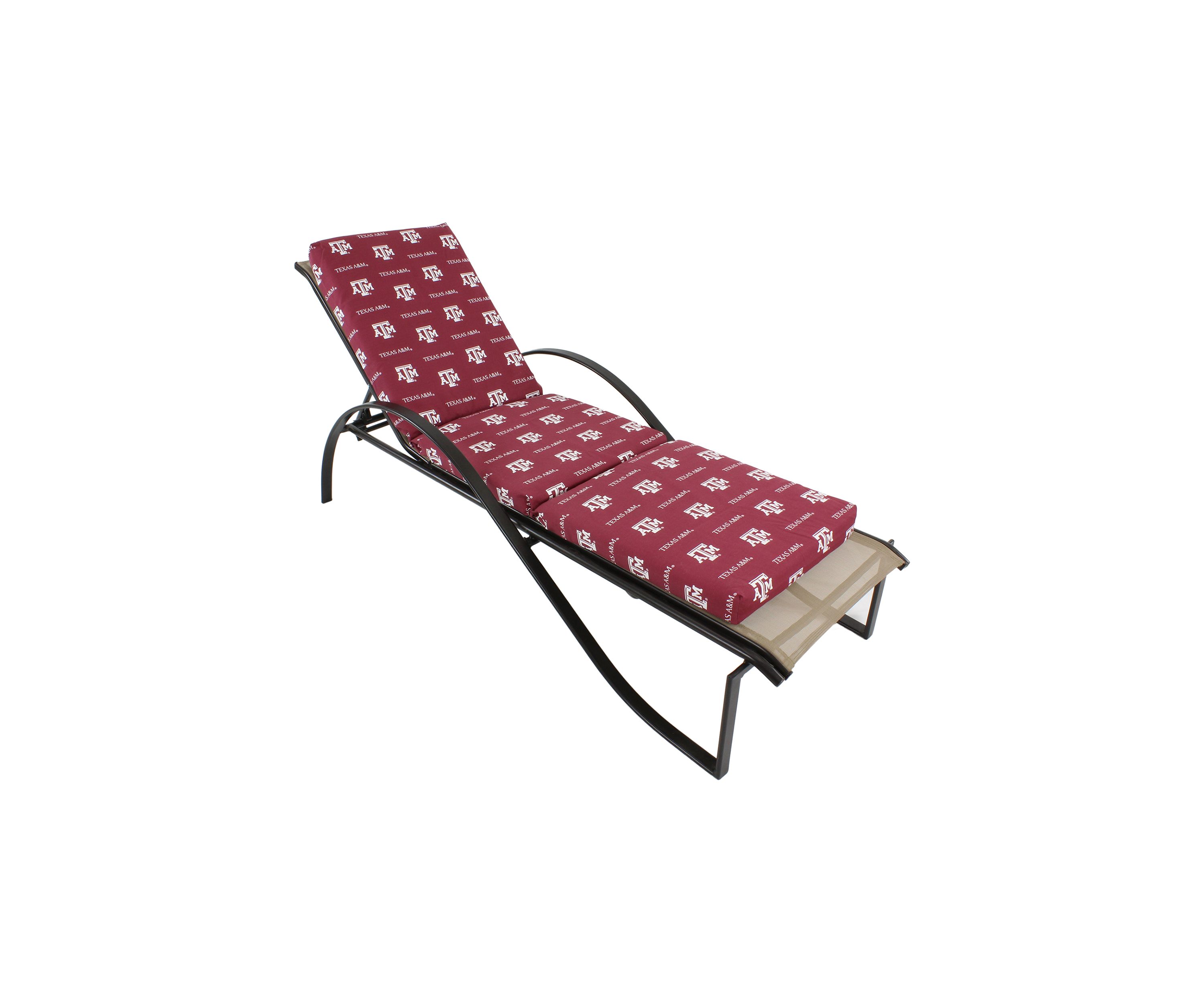 NCAA Texas A&M Aggies 3-Piece Chaise Lounge Cushion
