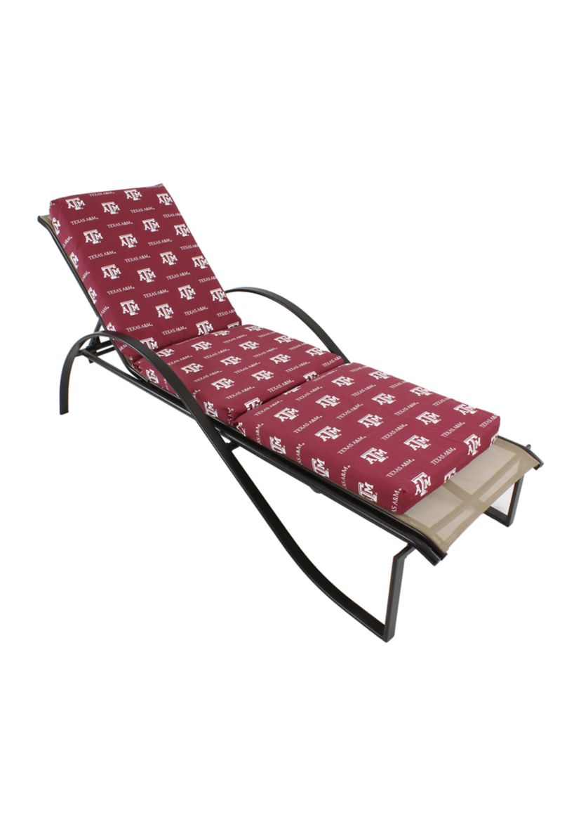 NCAA Texas A&M Aggies 3-Piece Chaise Lounge Cushion