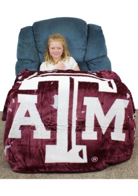 NCAA Texas A&M Aggies Huge Raschel Throw Blanket