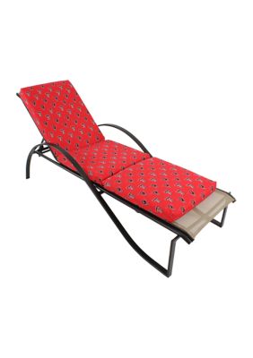 NCAA Texas Tech Red Raiders 3 Piece Chaise Lounge Cushion