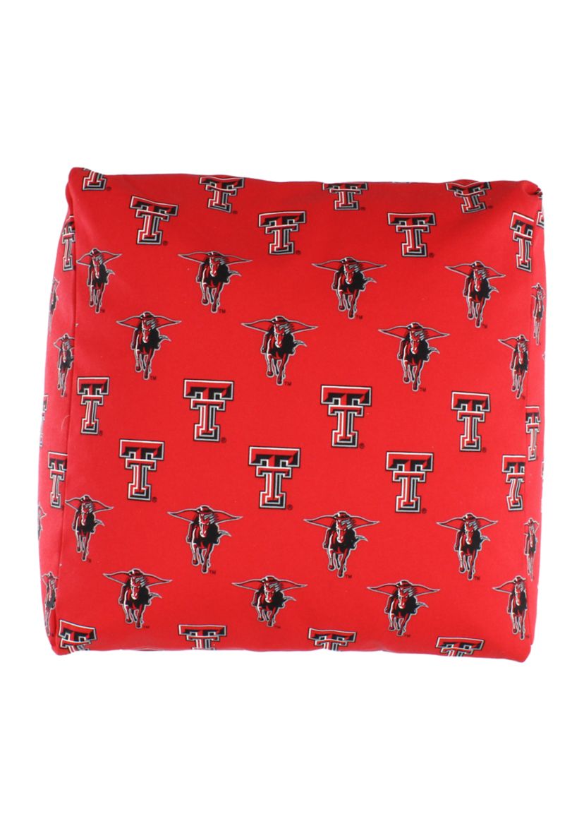 NCAA Texas Tech Red Raiders Cubed Bean Bag Pouf