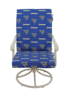 NCAA West Virginia Mountaineers 2 Piece Chair Cushion